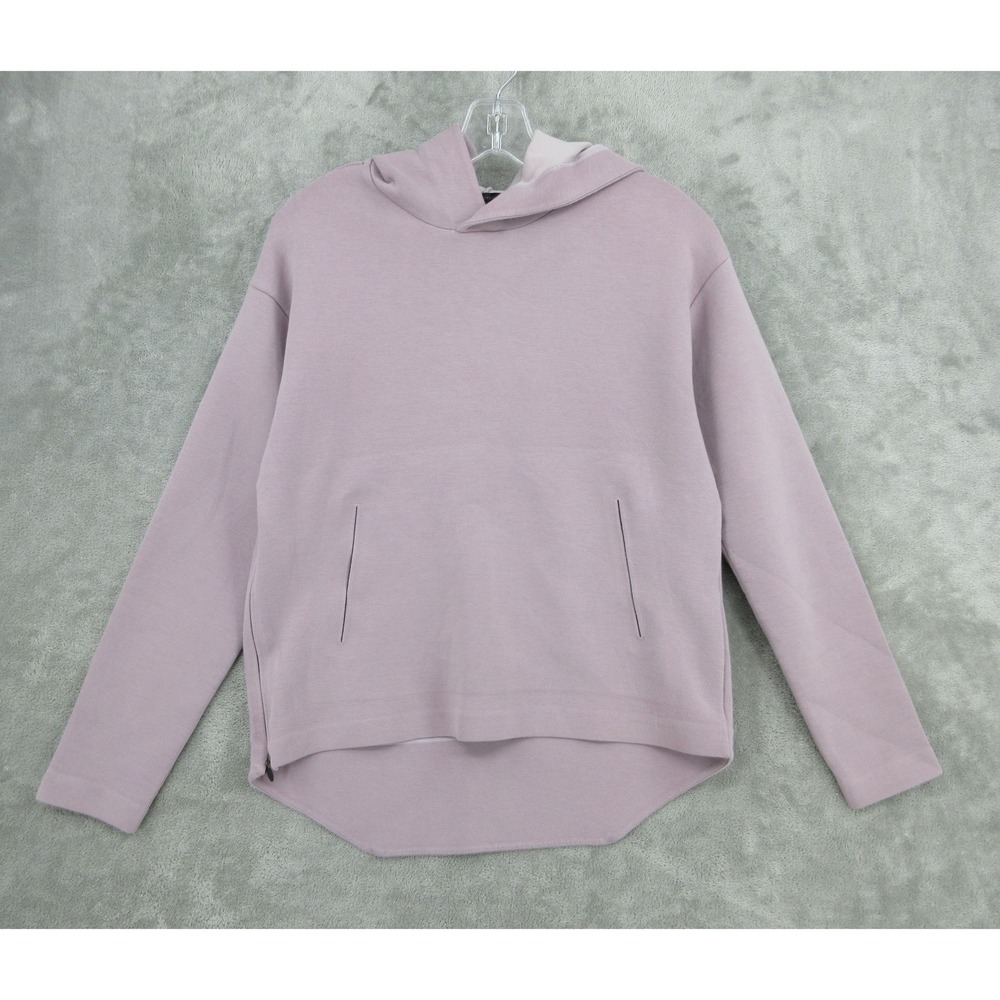 RYU Hoodie Womens Size S Purple Pullover High Low Zip Pockets Hoodie Athletic